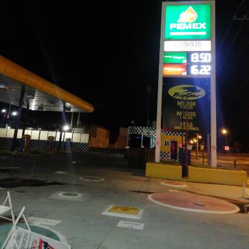 Precios de gasolina en Bipgas Juárez