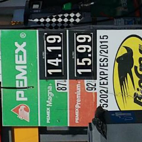 Precios de gasolina en Gasolinera Bip Gas Juárez