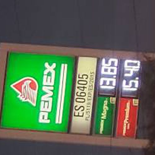 Precios de gasolina en Hidrosina Juárez