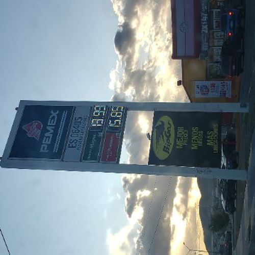 Precios de gasolina en Hidrosina Juárez
