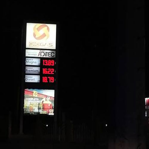 Precios de gasolina en Oxxo Gas Libramiento  7003 Juárez