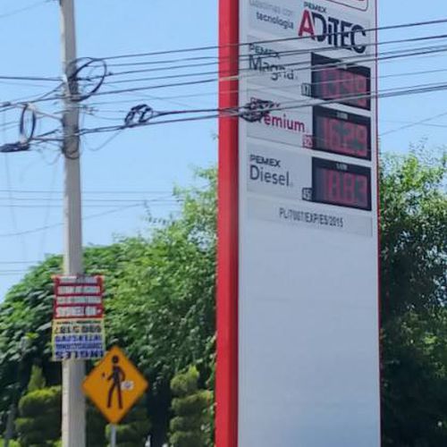 Precios de gasolina en Oxxo Gas TECNOLOGICO Y DUMONT Juárez