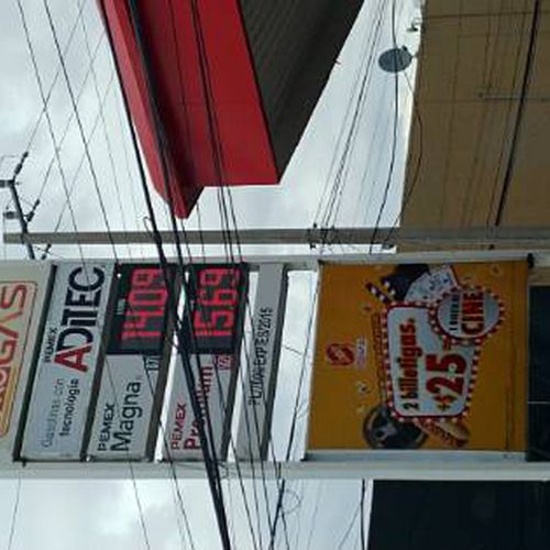 Precios de gasolina en OXXO GAS Juárez