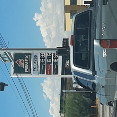 Precios de gasolina en Pemex ES04260 Juárez