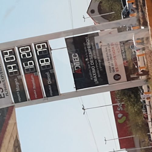 Precios de gasolina en Pemex ES04260 Juárez