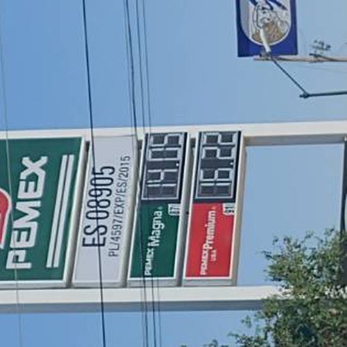 Precios de gasolina en Gasolinera Pemex ES08905 Juárez