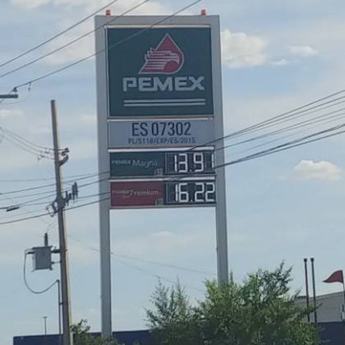 Precios de gasolina en Pemex Cualli ES07302 Juárez