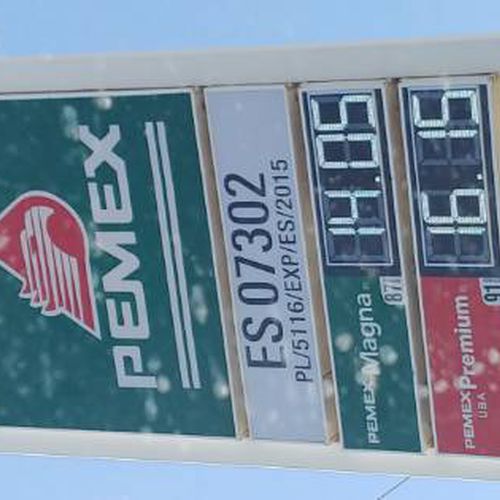 Precios de gasolina en Pemex Cualli ES07302 Juárez