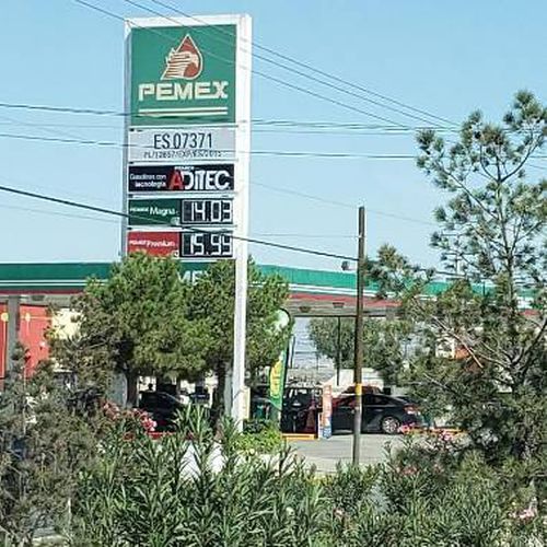 Precios de gasolina en Pemex ES06642 Juárez