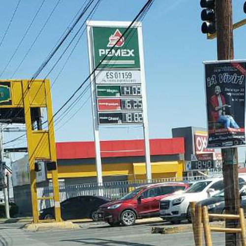 Precios de gasolina en Pemex ES06357 Juárez