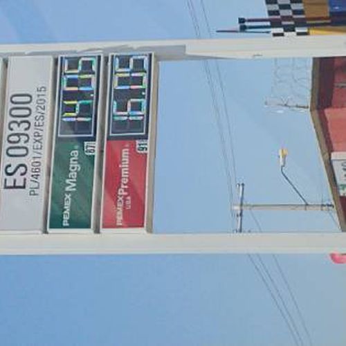 Precios de gasolina en Pemex Gasolinera Juárez
