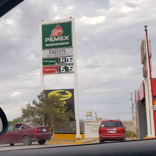 Precios de gasolina en Pemex ES07275 Juárez