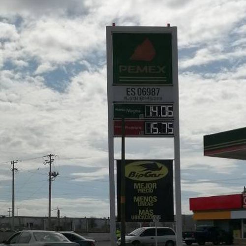 Precios de gasolina en Pemex Juárez