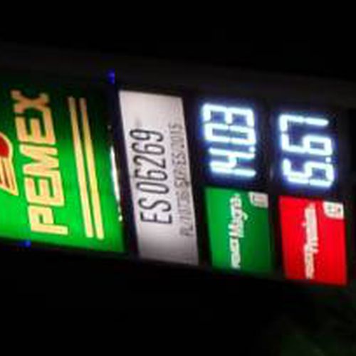 Precios de gasolina en Pemex ES06269 Juárez