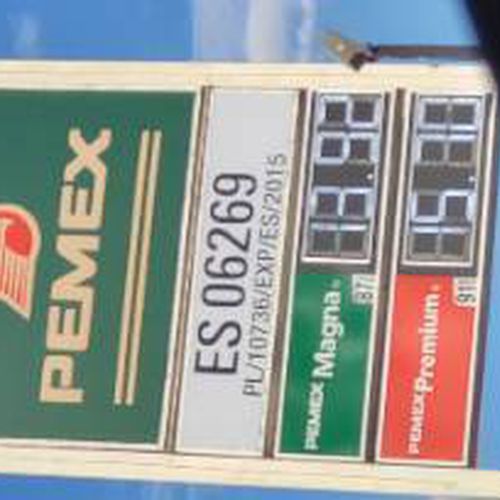 Precios de gasolina en Pemex ES06269 Juárez