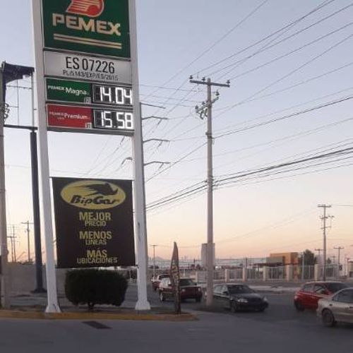 Precios de gasolina en BIP GAS ES07226 Juárez