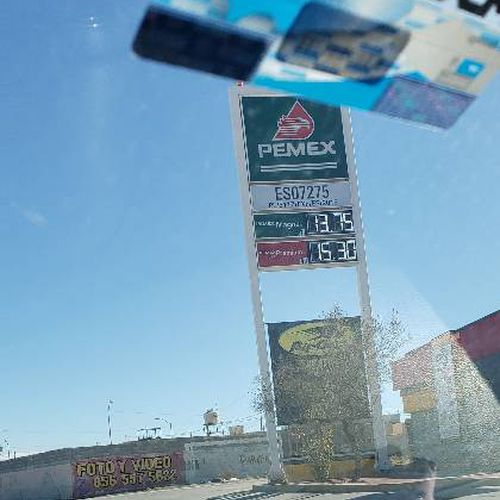 Precios de gasolina en Pemex ES07275 Juárez