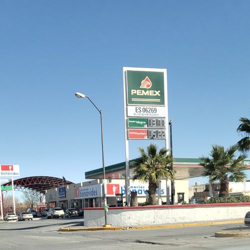 Precios de gasolina en Pemex ES06269 Juárez