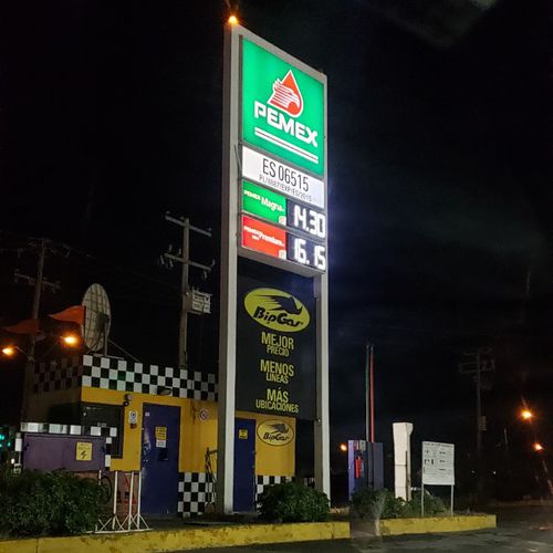 Precios de gasolina en BIP GAS ES6515 Juárez