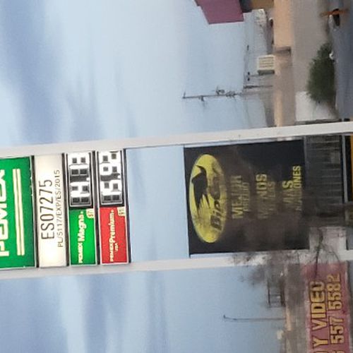 Precios de gasolina en Pemex ES07275 Juárez