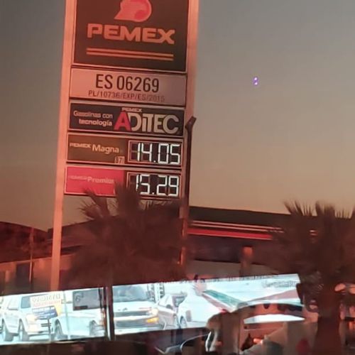 Precios de gasolina en Pemex ES06269 Juárez