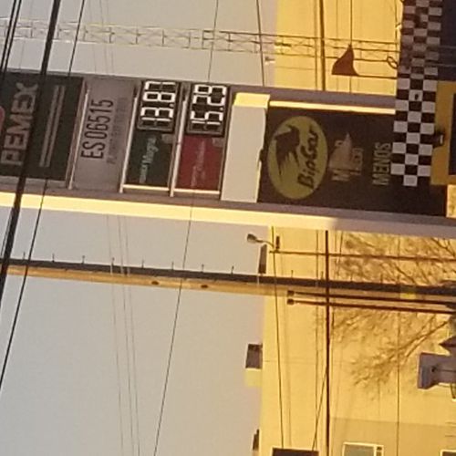 Precios de gasolina en BIP GAS ES6515 Juárez