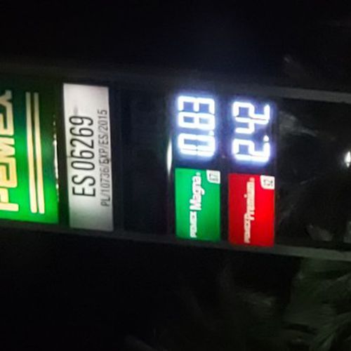 Precios de gasolina en Pemex ES06269 Juárez