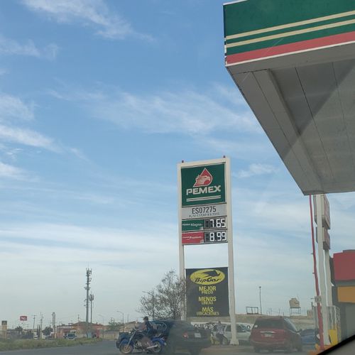Precios de gasolina en Pemex ES07275 Juárez