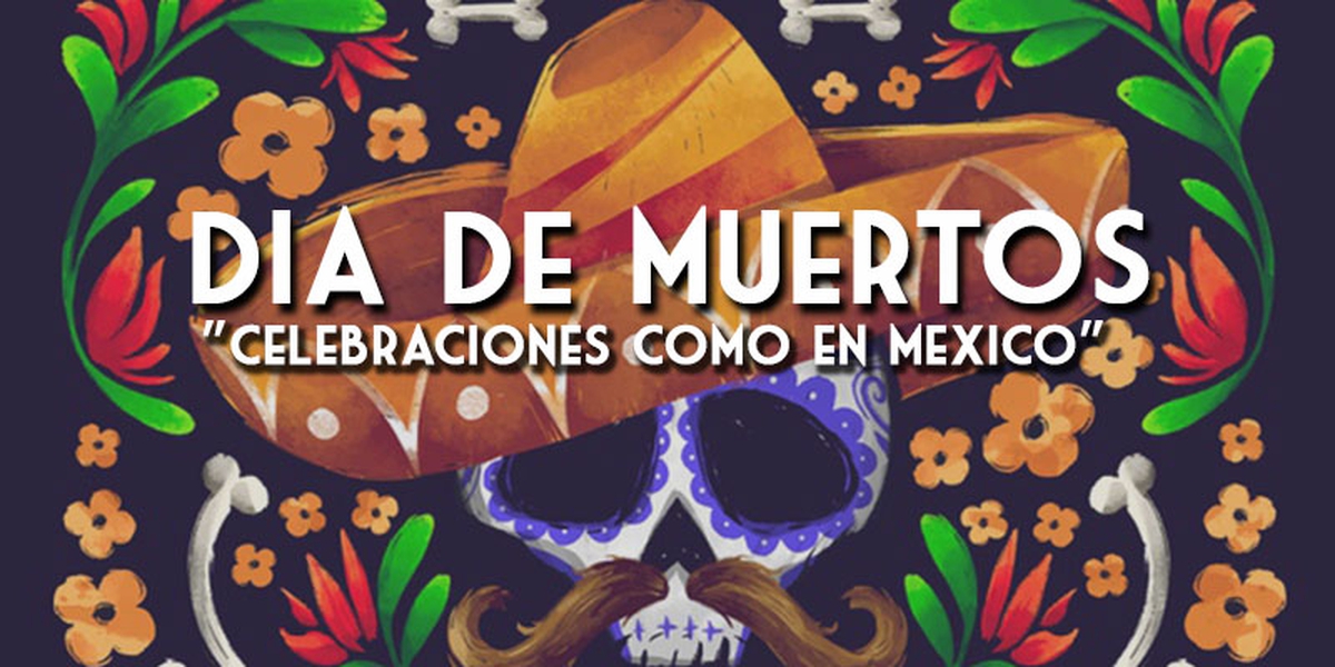 Dia de muertos. Celebración mexicana.